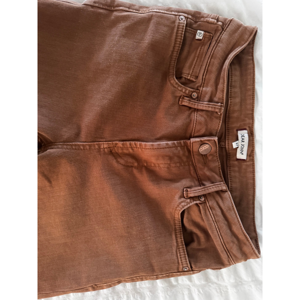 Women's Dear John Ankle & Cropped Jeans Brown Size 27 - Picture 6 of 9
